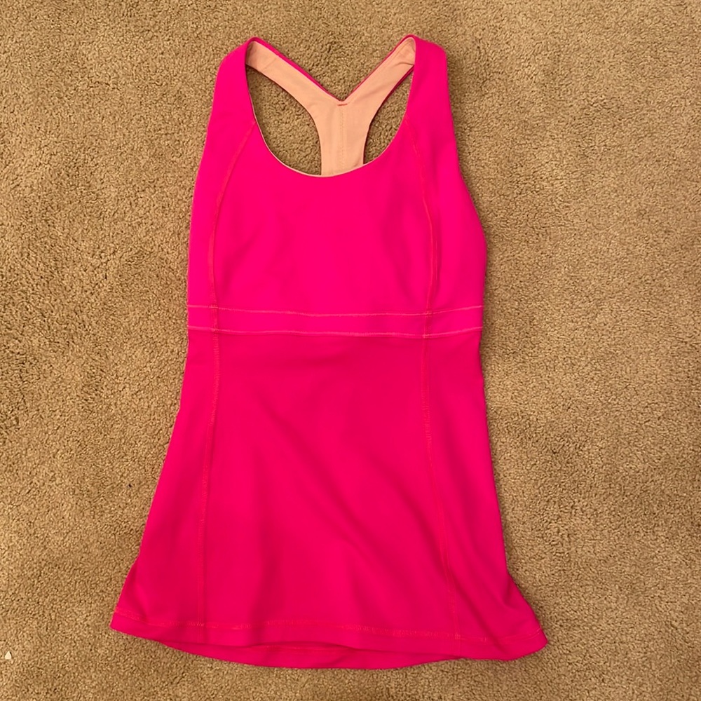 Pink Lululemon Tank